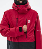 Fawk Ski Jacket Men Deep Red/Black
