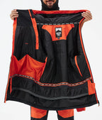 Doom Ski Jacket Men Orange/Black