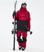 Fawk Ski Pants Men Deep Red/Black