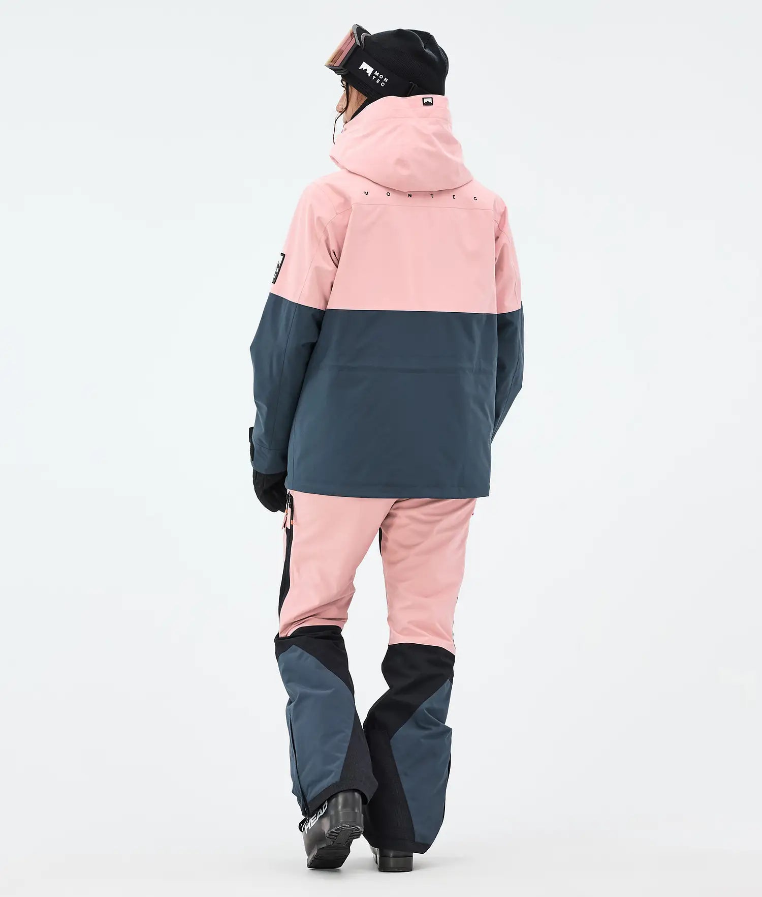 Doom W Ski Jacket Women Soft Pink/Black/Metal Blue