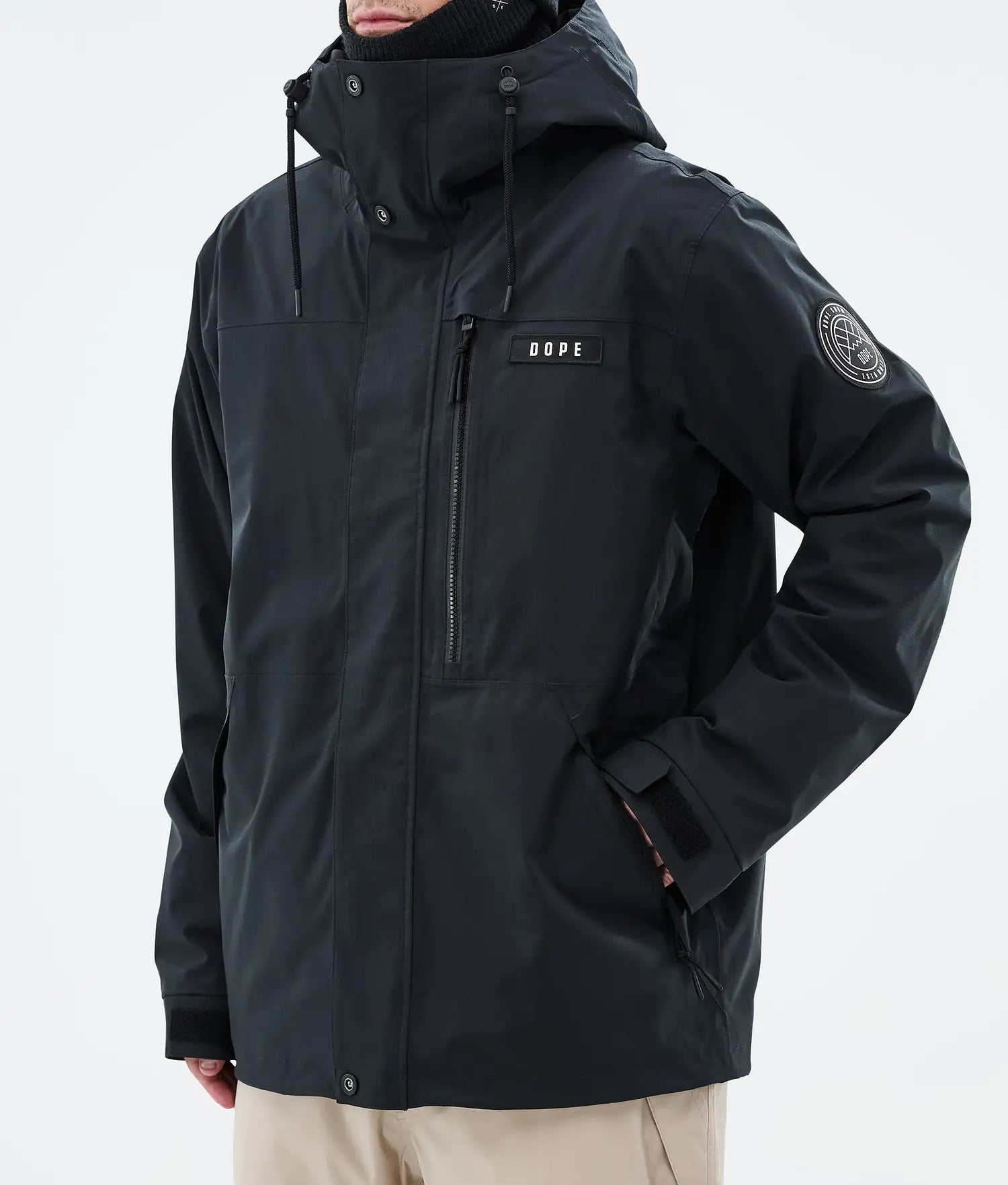 Blizzard Full Zip Snowboard Jacket Men Black