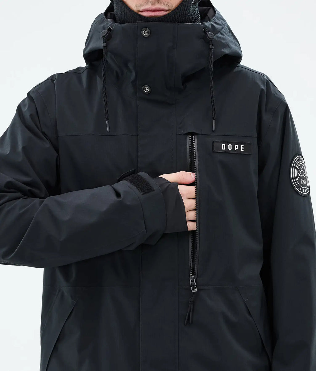 Blizzard Full Zip Snowboard Jacket Men Black