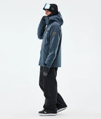 Blizzard Full Zip Snowboard Jacket Men Metal Blue
