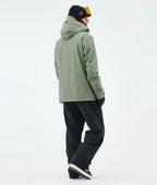 Blizzard Full Zip Snowboard Jacket Men Moss Green