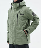 Blizzard Full Zip Snowboard Jacket Men Moss Green
