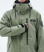 Blizzard Full Zip Snowboard Jacket Men Moss Green