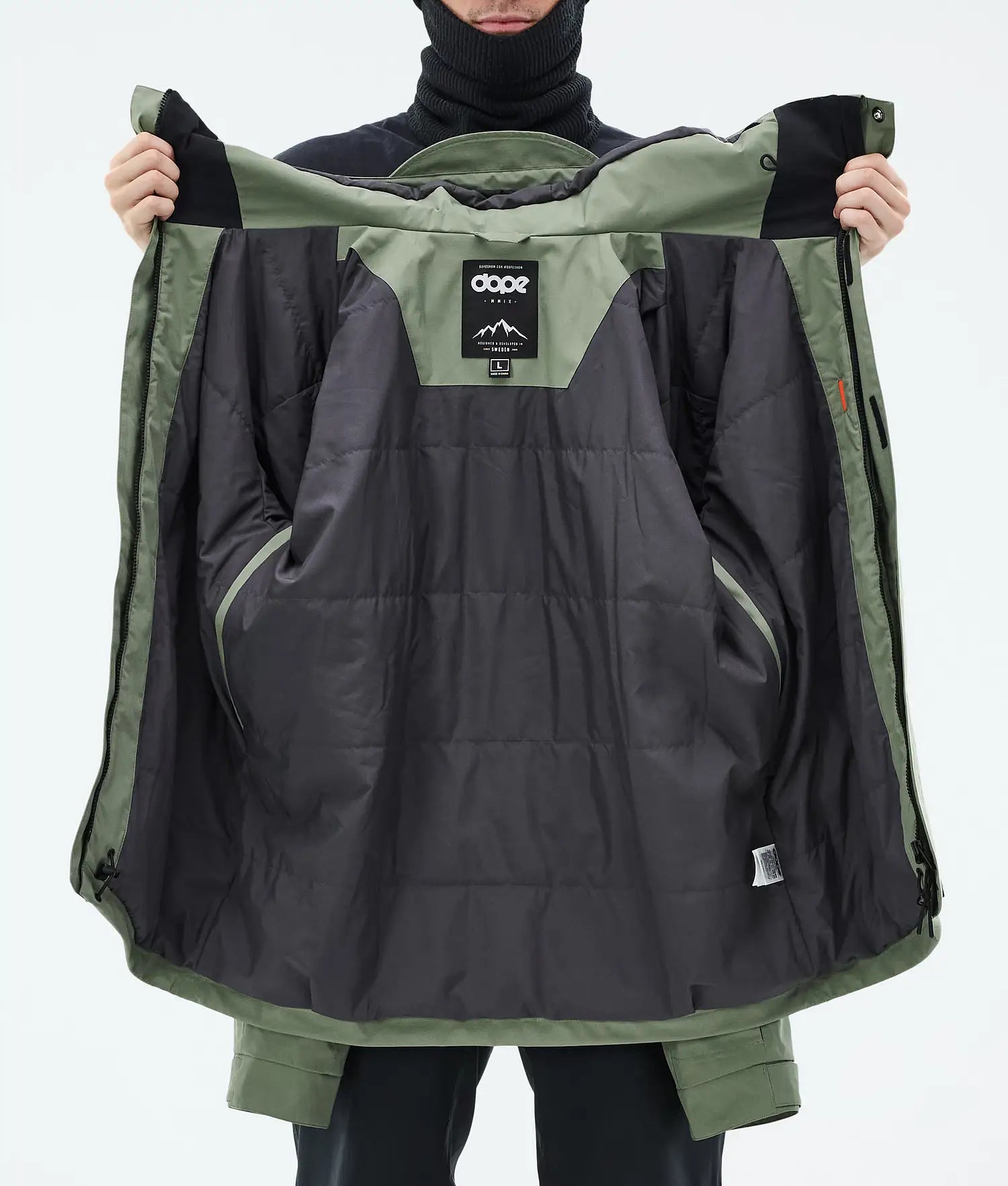 Blizzard Full Zip Snowboard Jacket Men Moss Green
