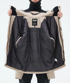 Blizzard Full Zip Snowboard Jacket Men Sand