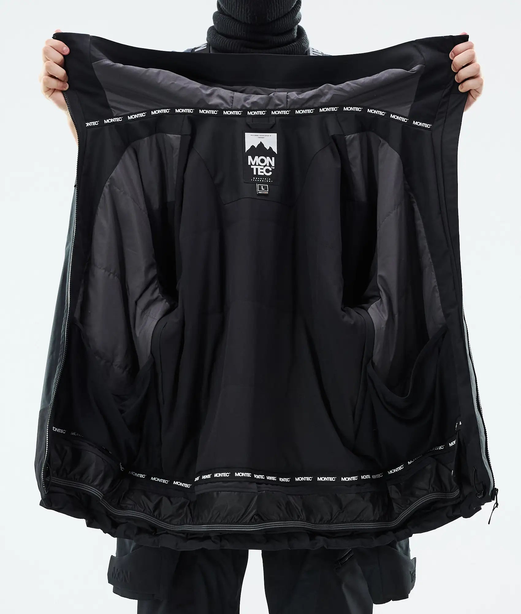 Truston Skijacke Herren Black