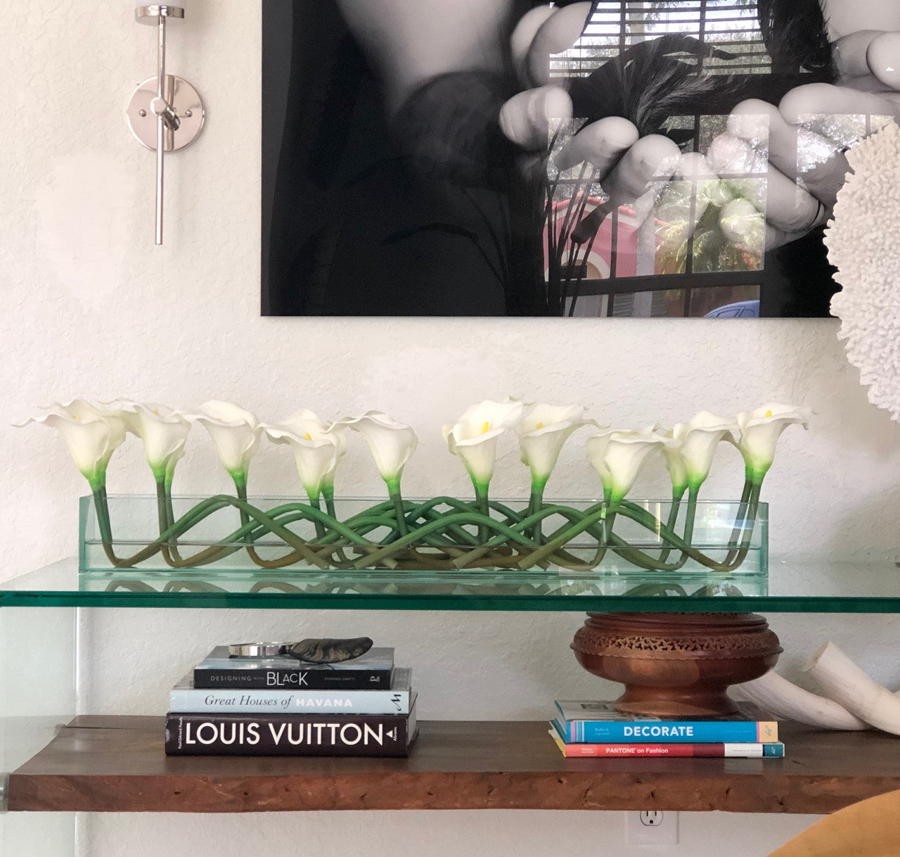 Arum Blanc 91 cm | Signature Bretagne, blanc