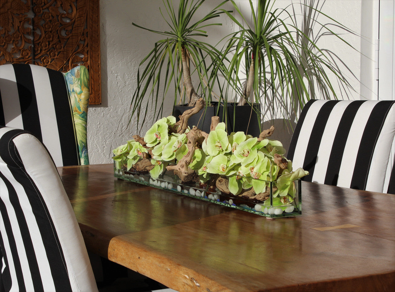 Orchidée Phalaenopsis — Collection Anjou, 122 cm, vert