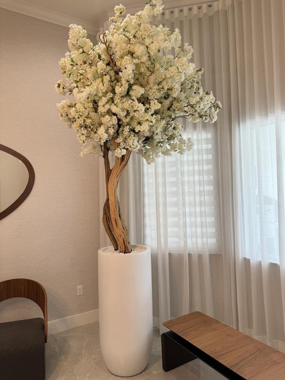 Cerisier en Fleurs · Édition Antibes, blanc mat