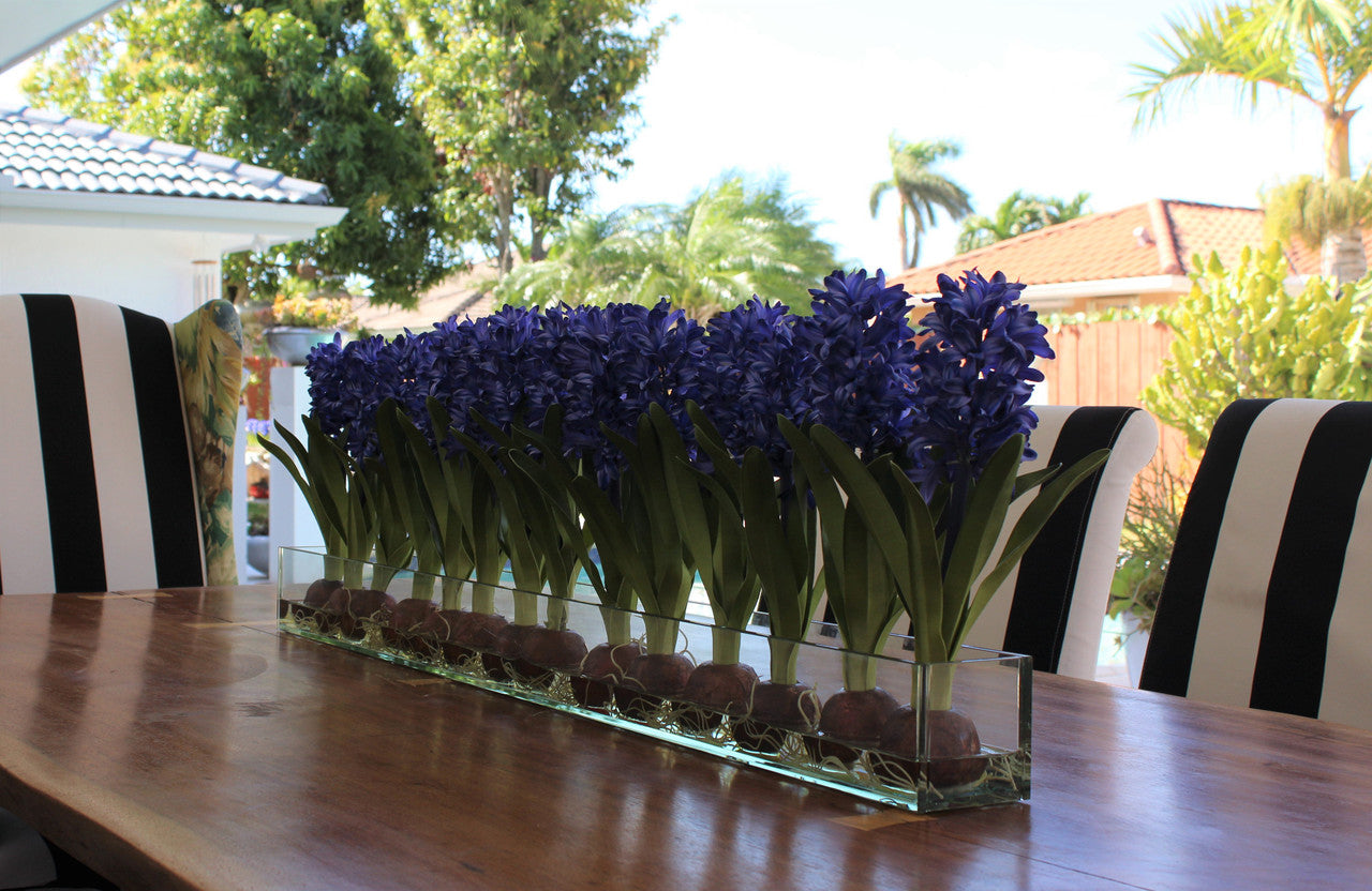 Composition Jacinthes 122 cm | Signature Provence, bleu