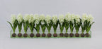 Composition Jacinthes 122 cm | Signature Périgord, blanc
