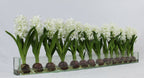 Composition Jacinthes 122 cm | Signature Périgord, blanc