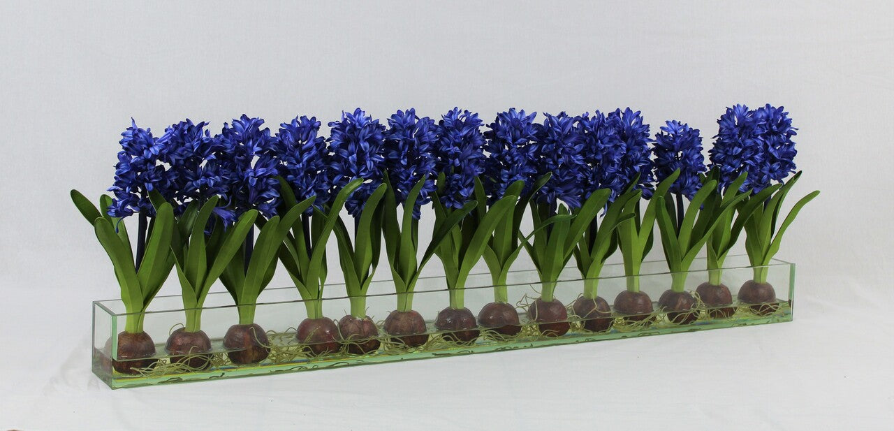 Composition Jacinthes 122 cm | Signature Provence, bleu