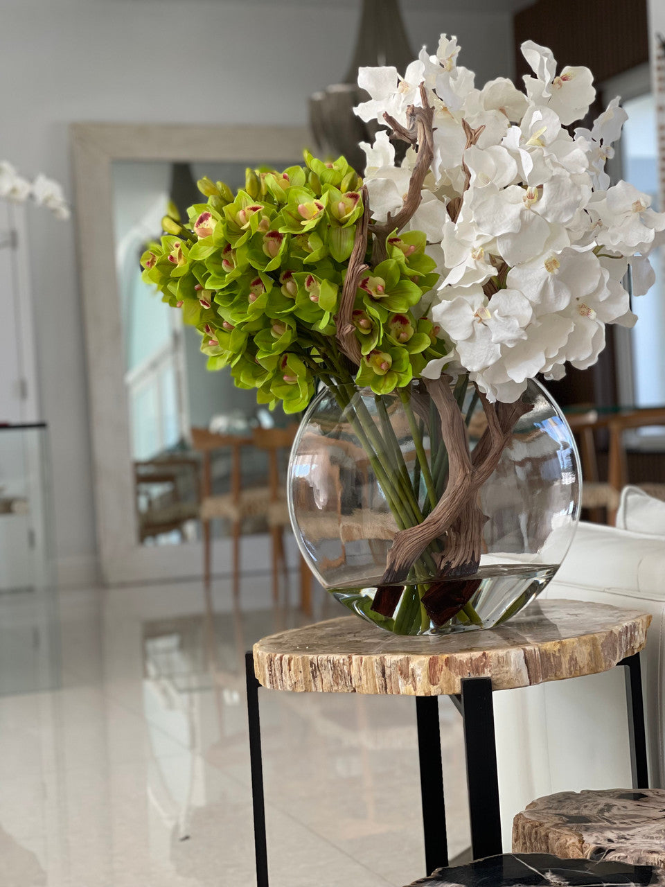 Orchidée Vanda — Collection Deauville, blanc