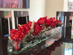 Orchidée Cymbidium 122 cm · Édition Deauville, rouge
