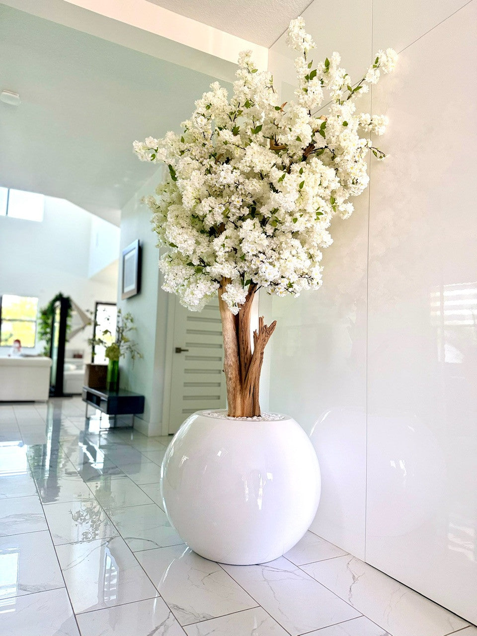 Cerisier en Fleurs — Collection Aquitaine, blanc brillant