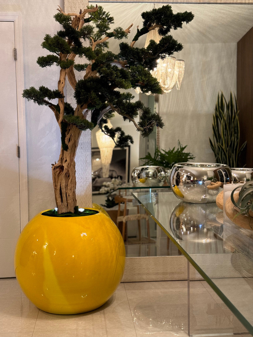 Bonsaï — Collection Anjou, 76 cm, jaune