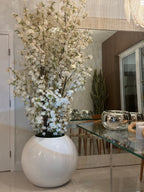 Cerisier en Fleurs — Collection Cannes, 76 cm, blanc brillant