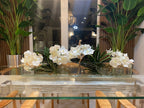 Orchidée Vanda — Collection Aquitaine, 122 cm, blanc
