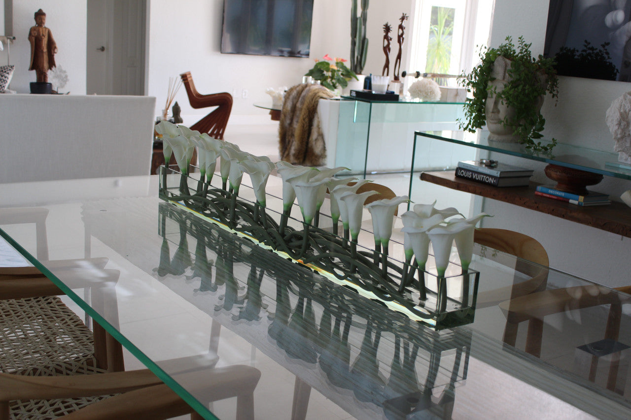 Arum Blanc 122 cm · Édition Menton, blanc