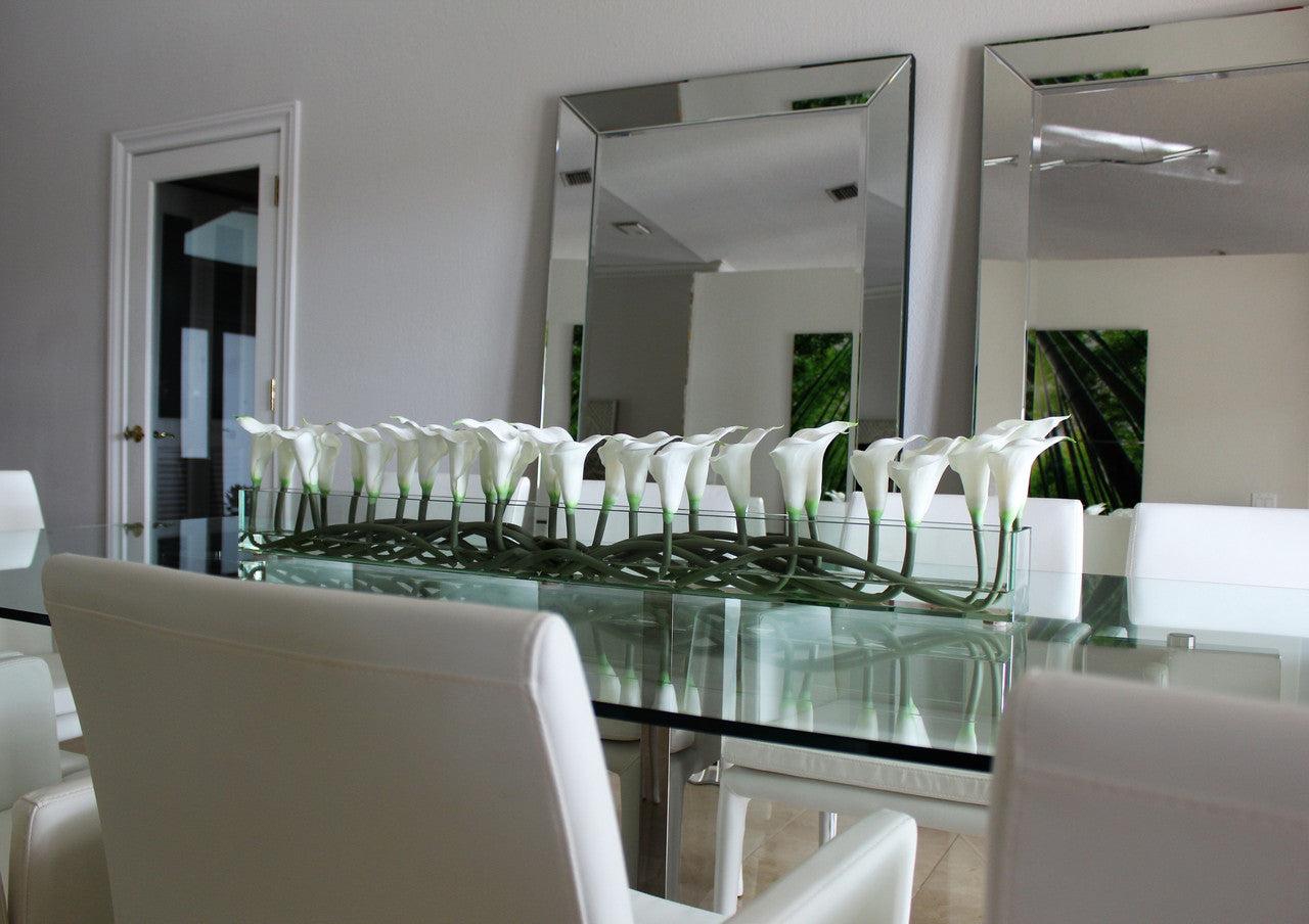 Arum Blanc 122 cm · Édition Menton, blanc