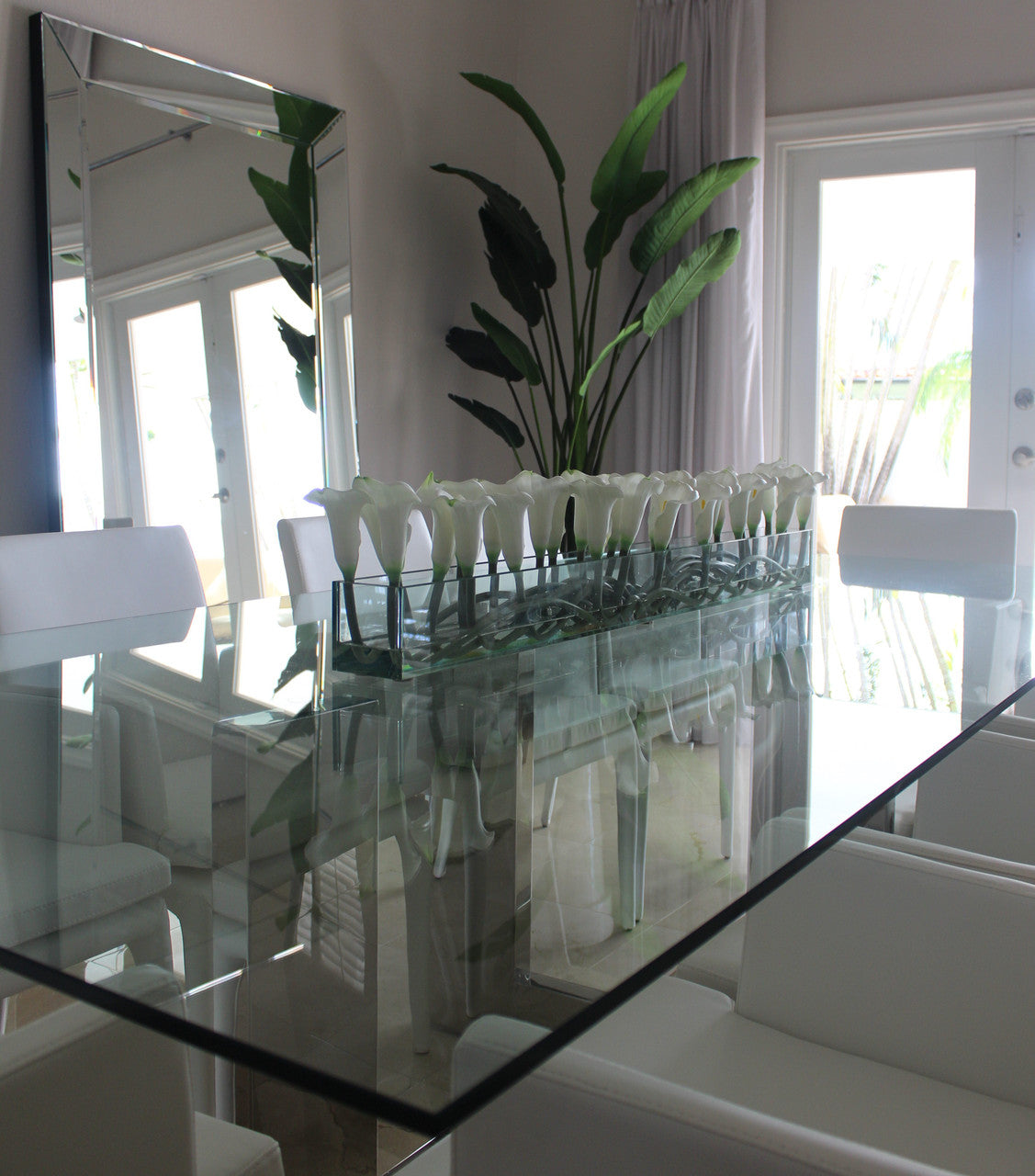 Arum Blanc 122 cm · Édition Menton, blanc