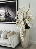 Composition Feuillage — Collection Menton, blanc