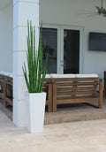 Sansevière — Collection Menton, 160 cm, blanc brillant