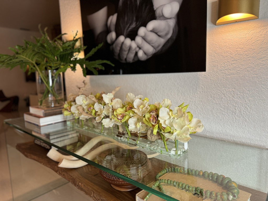 Cache-pot Décoratif | Signature Deauville, blanc