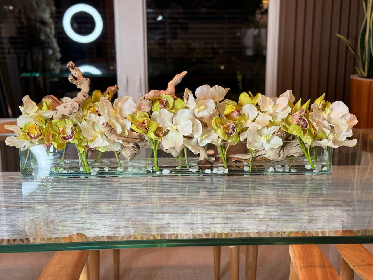 Cache-pot Décoratif | Signature Deauville, blanc