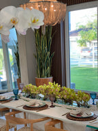 Orchidée Cymbidium — Collection Menton, 122 cm, vert