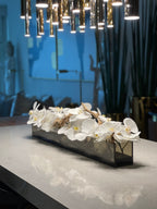 Orchidée Phalaenopsis 122 cm · Édition Cannes, blanc