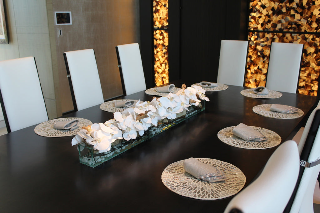 Orchidée Phalaenopsis — Collection Deauville, 122 cm, blanc