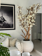 Composition Magnolia 76 cm | Signature Cannes, blanc brillant
