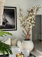 Composition Magnolia 76 cm | Signature Cannes, blanc brillant