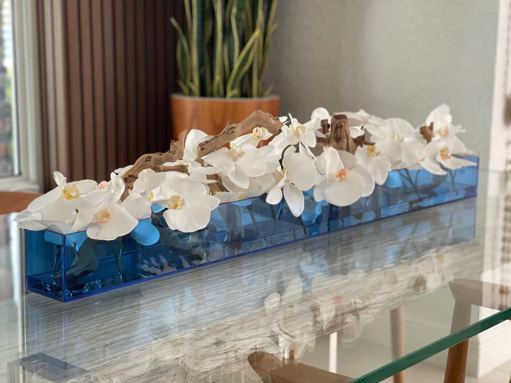 Orchidée Phalaenopsis 122 cm | Signature Cannes, blanc