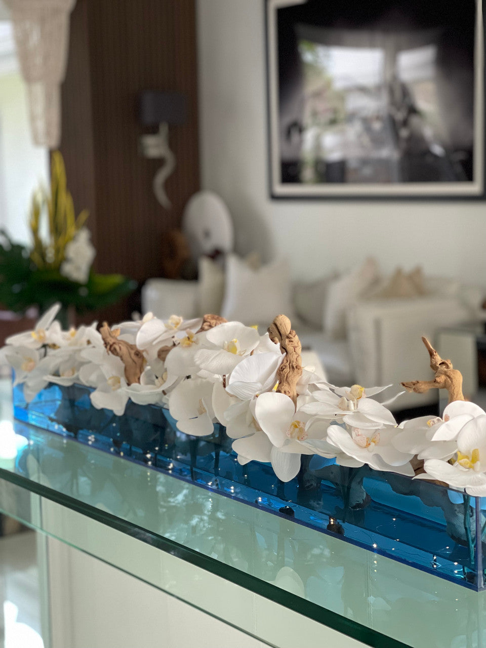 Orchidée Phalaenopsis 122 cm | Signature Cannes, blanc