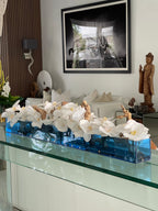 Orchidée Phalaenopsis 122 cm | Signature Cannes, blanc
