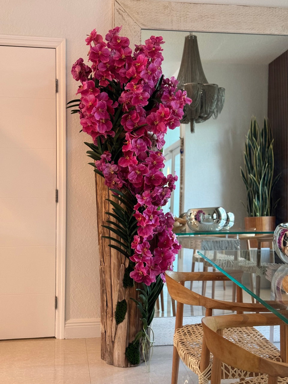 Orchidée Vanda Grand | Signature Périgord, teck
