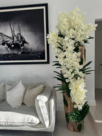 Orchidée Vanda Grand · Édition Vosges, teck
