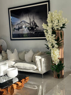 Orchidée Vanda Grand · Édition Vosges, teck