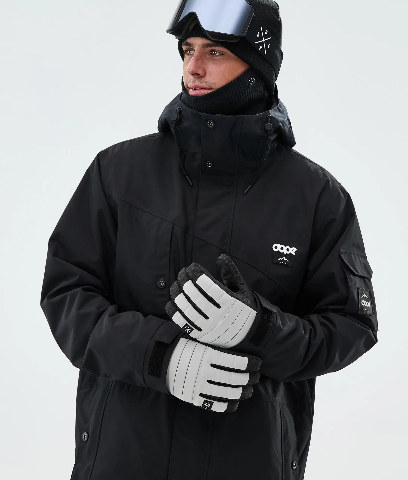 Cramli Skihandschuhe Light Grey