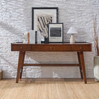 Charlotte Mid-Century-Schreibtisch mit Schubladen &amp; Ladestation