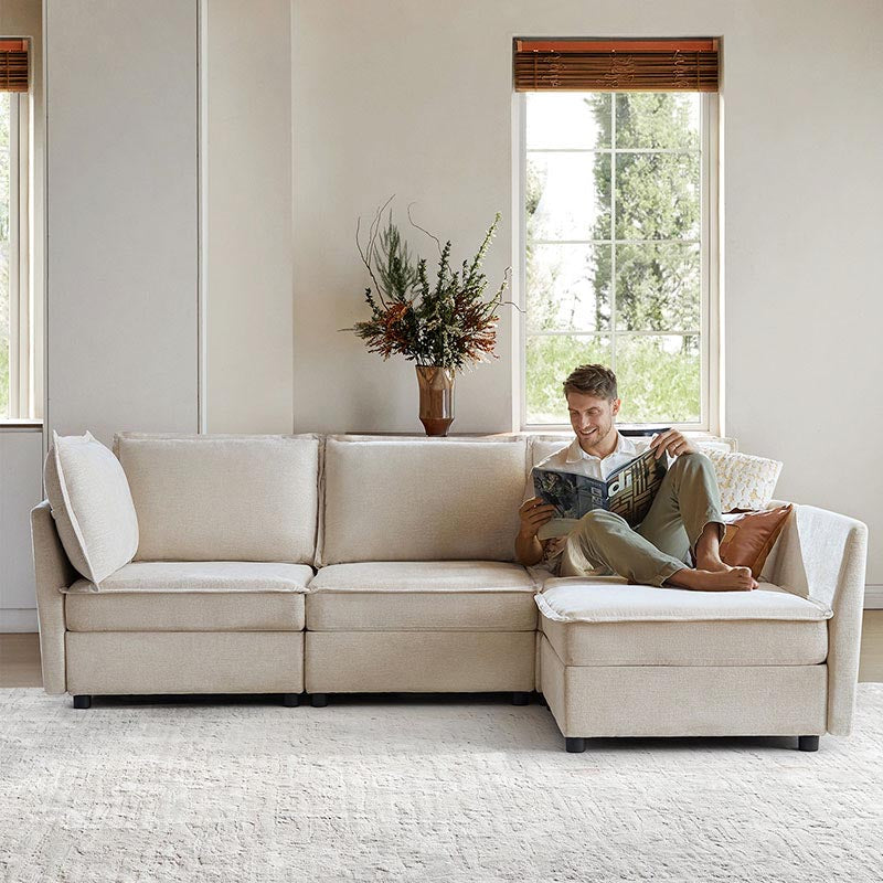 Victoria Modulares Ecksofa mit Stauraum