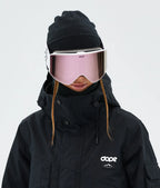 Light - Skibrille White/Champagne Mirror