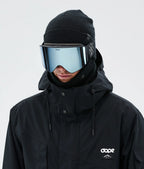 Light - Skibrille Black/Blue Mirror