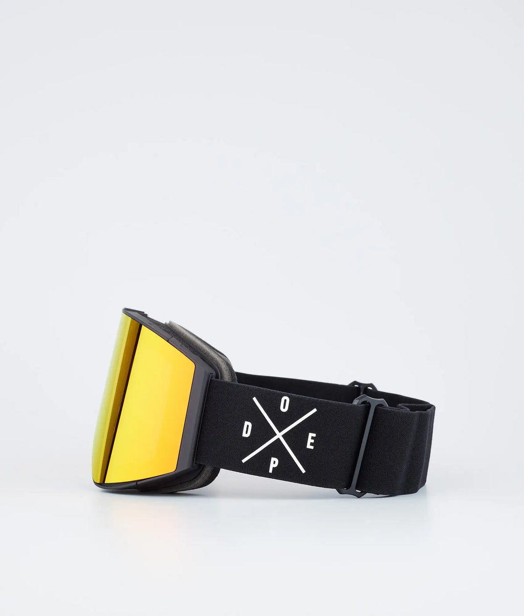 Light - ski goggles Black/Red Mirror